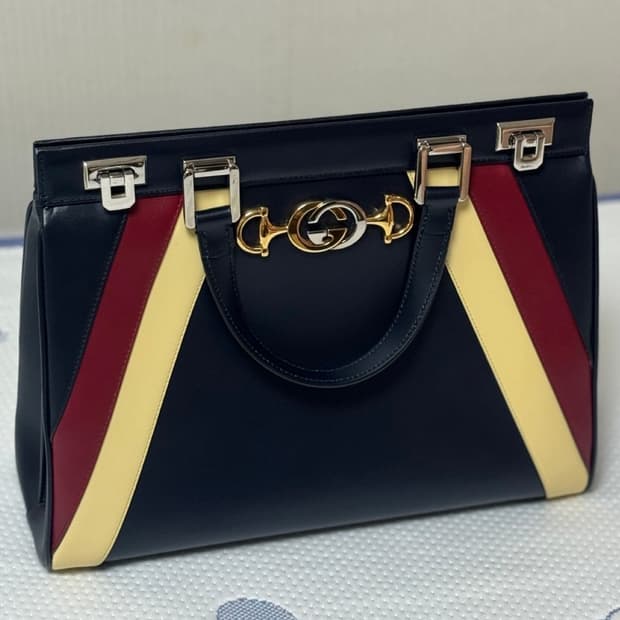 정품 GUCCI 구찌 ZUMI 주미 탑핸들 토트백 가방 핸드백