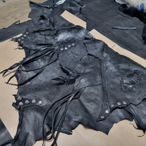 Handmade goatskin Apron 