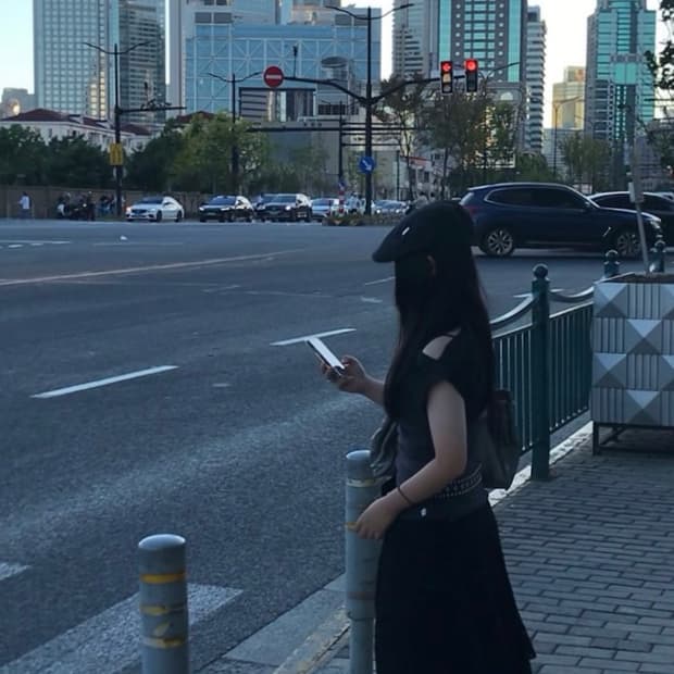헤티 스트라이프 헌팅캡
