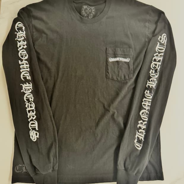 크롬하츠 스크롤 로고 롱슬리브 XL