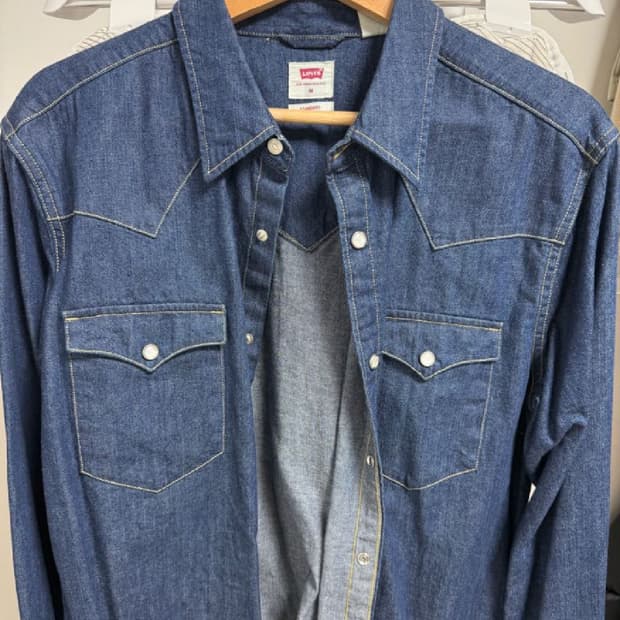 리바이스 웨스턴 데님 셔츠 M