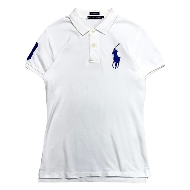 RALPH LAUREN 빅포니 PK 반팔 화이트 L