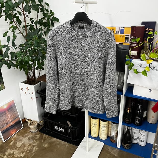 질샌더 보카시 크루넥 울니트 48