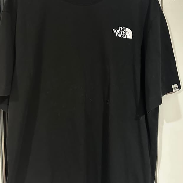 노스페이스 백로고 반팔 티셔츠