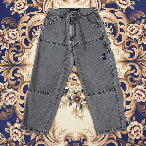 (S)JPN 노티카 Nautica 더블니 데님팬츠(그레이)