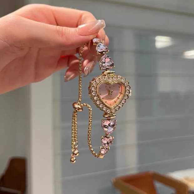 핑크 하트 쥬얼리 시계 ✨