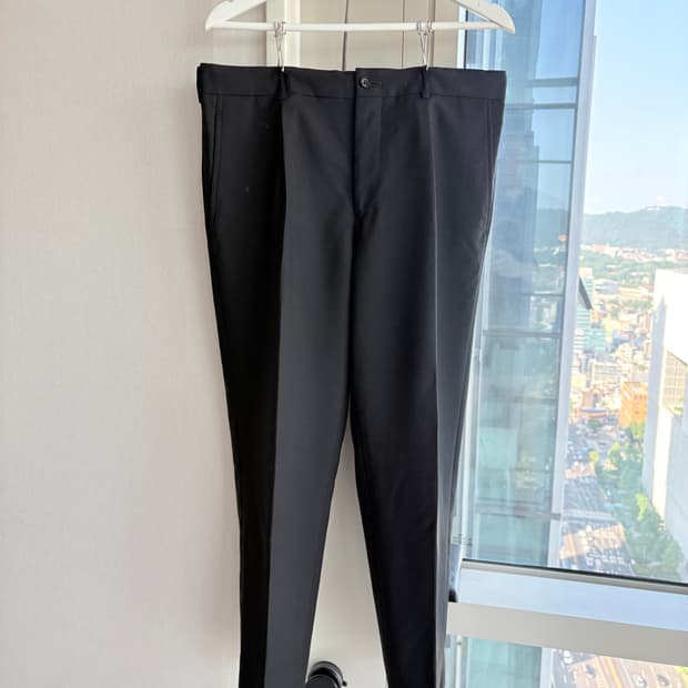 꼼데 블랙 슬랙스