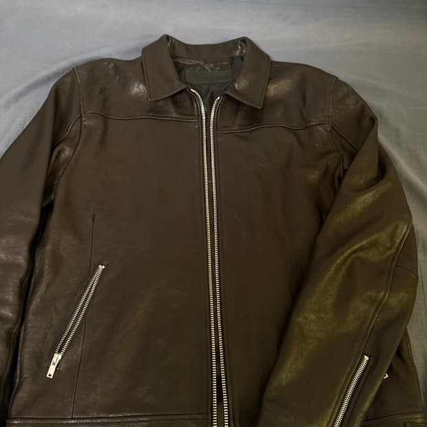느와르 라르메스 jk8 싱글 레더 자켓 50사이즈