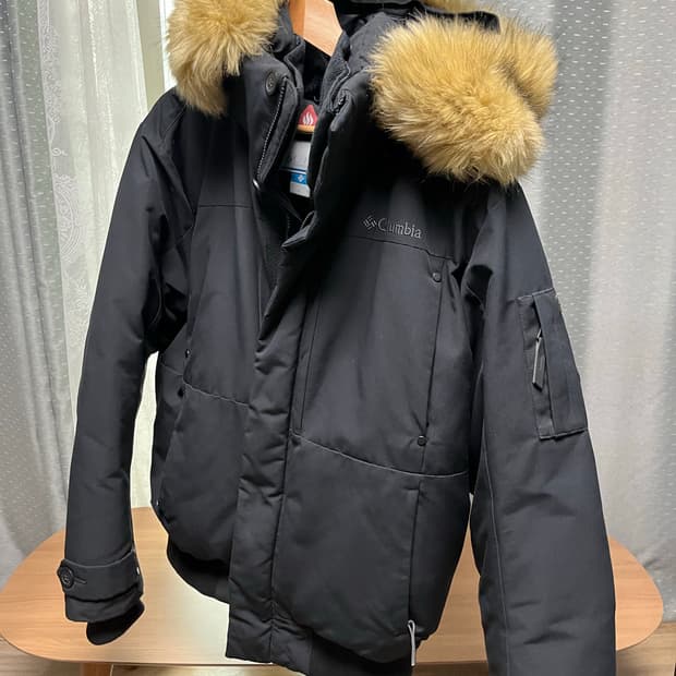 컬럼비아 마운틴 후드 숏패딩 XL (105)