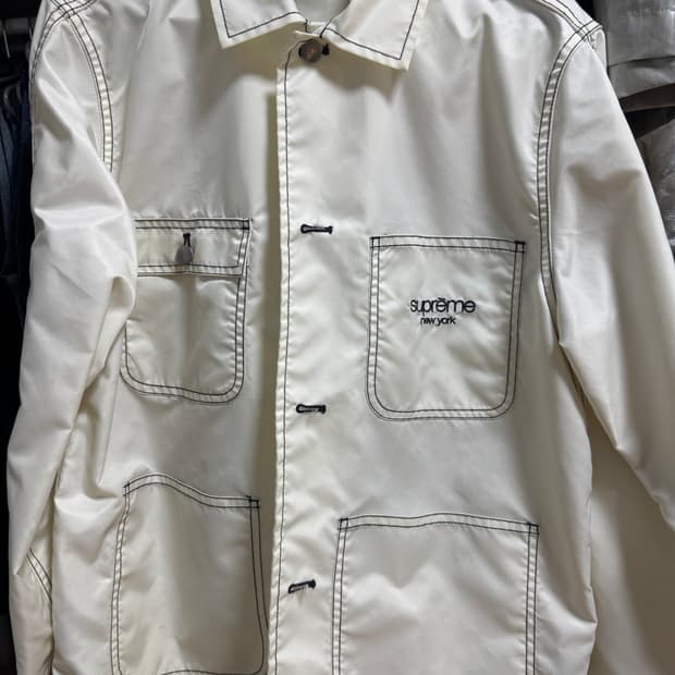 슈프림 초어 자켓 화이트