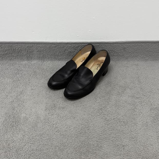90s Margaret Howell mid heel loafers