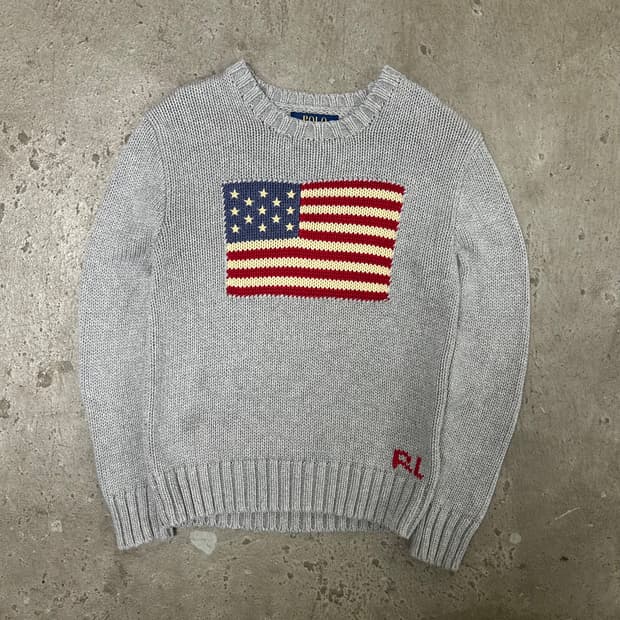 폴로 성조기 니트[1422]