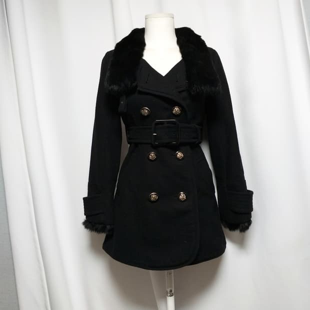 빈티지 퍼코트 대장 y2k자켓 그런지 핀터깔 오네갸루 긱시크 고스펑크