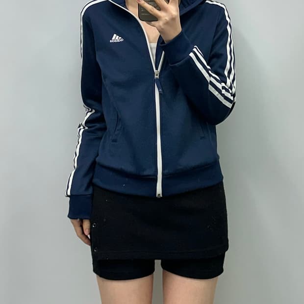 아디다스 네이비 사이드라인 져지