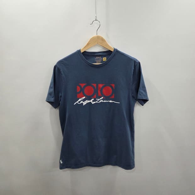 폴로랄프로렌 스펠로고 프린팅 반팔티 S 