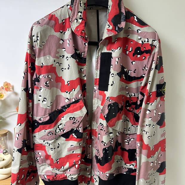 [XL]스톤아일랜드 데져트 카모 플라이트 자켓