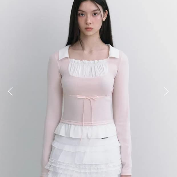 낫유어로즈 클레어탑 핑크