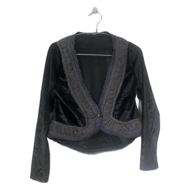 고딕 고스로리 오리엔탈 가디건 셔링 레이스 공겜 로맨틱