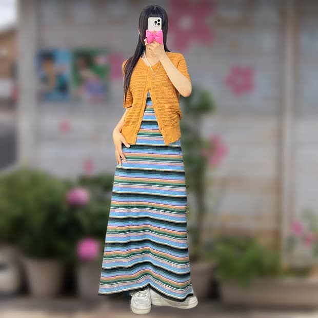 크로셰 반팔 가디건