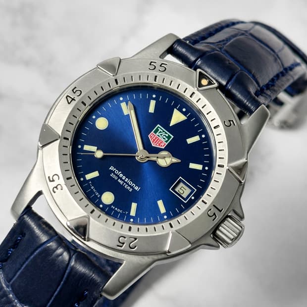 [정품] 태그호이어 빈티지 프로패셔널 1500 청판 오바마 시계