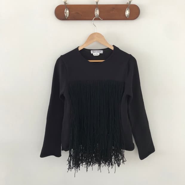 comme des garcons*2 fringe knit AD2021