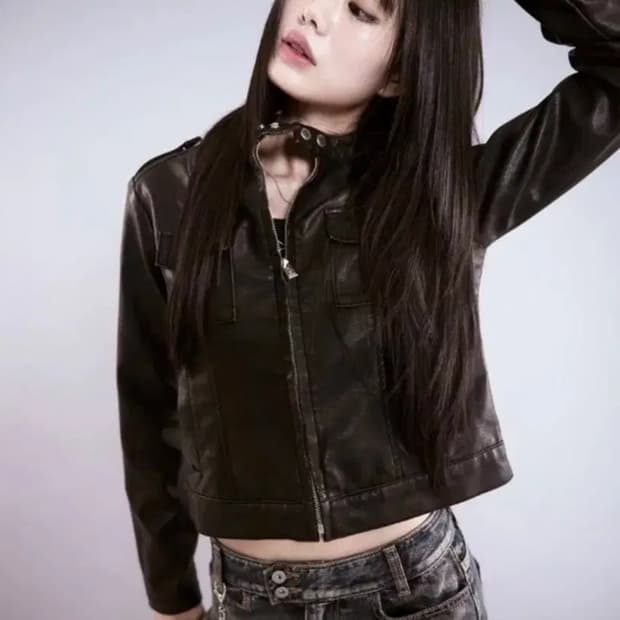 애즈온 레더자켓