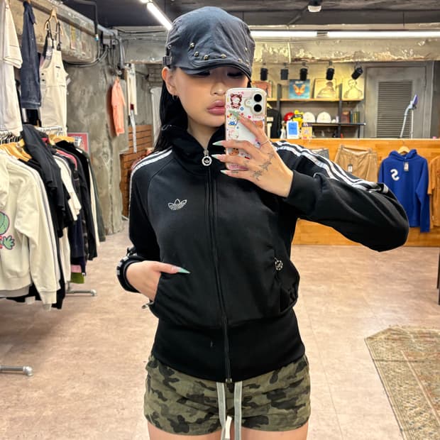 아디다스 실버 삼선 큐빅 파이어버드 져지 #csz4333