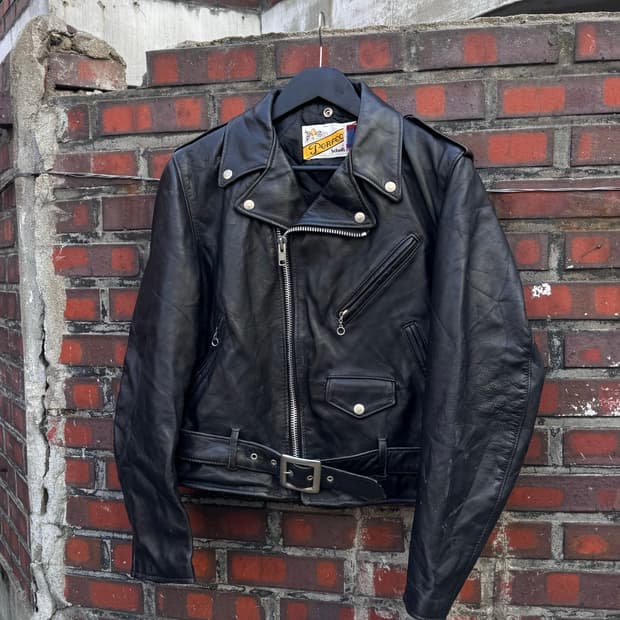 쇼트 퍼펙토 618 카우하이드 라이더자켓 