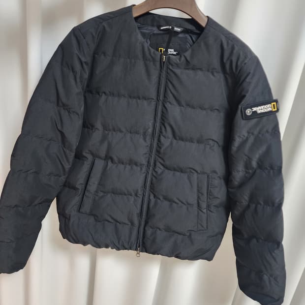 내셔널지오그래픽 여성 헤론 U넥 경량 덕 다운 점퍼 CARBON BLAC