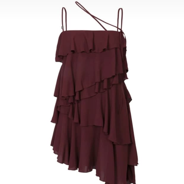 페인오어플레져 프릴 드레스