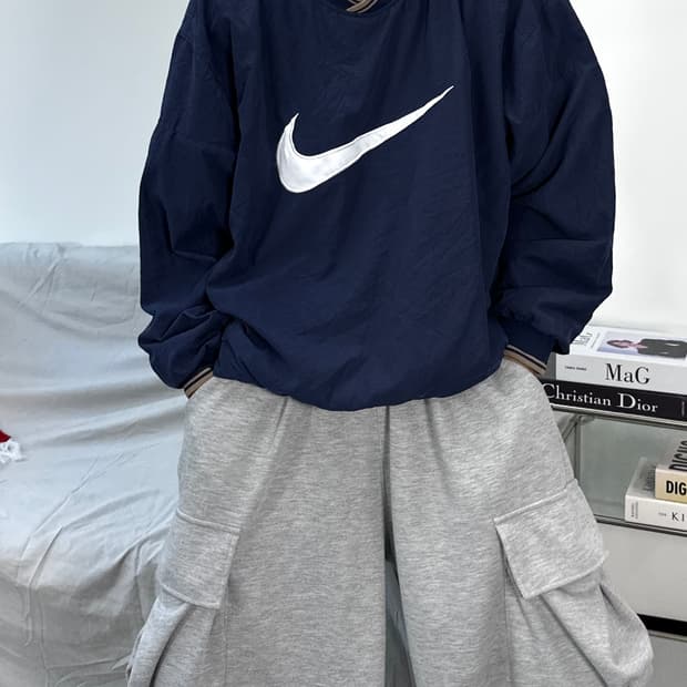나이키 빅스우시 네이비 웜업 L
