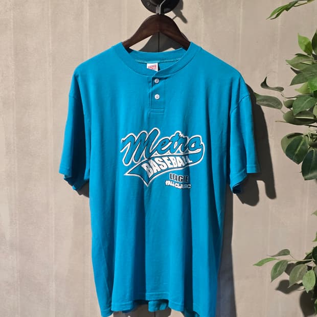 Soffe Shirts Metro Baseball 헨리넥 팀 티셔츠