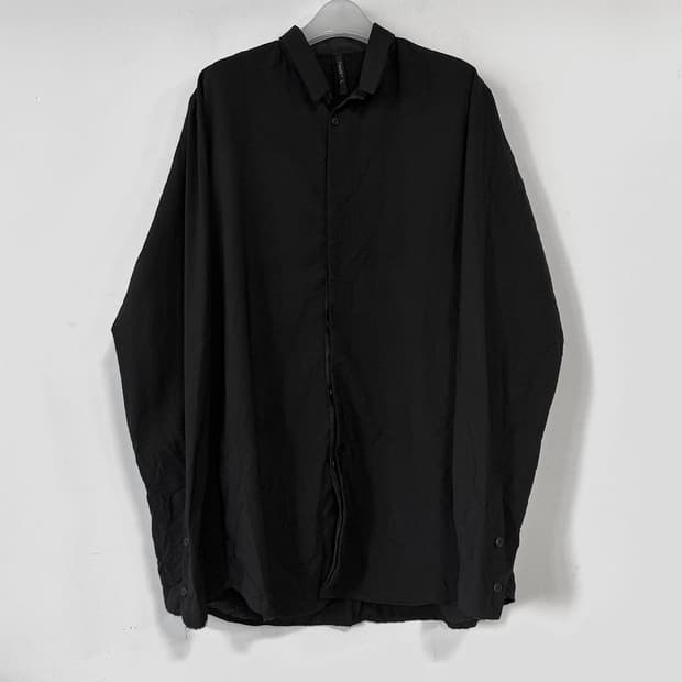 트랜짓 TRANSIT 크링클 울 린넨 셔츠