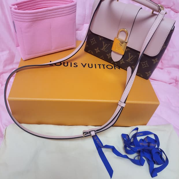정품)급처상태좋음!루이비통 핑크 록키bb 탑핸들 크로스백 토트백 가방