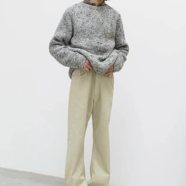 오라리 보타니컬 다이드 셀비지 데님 3