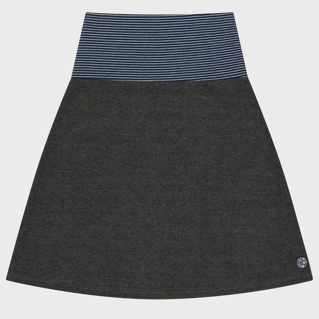 코이세이오 038 스트라이프 스커트 다크 그레이 