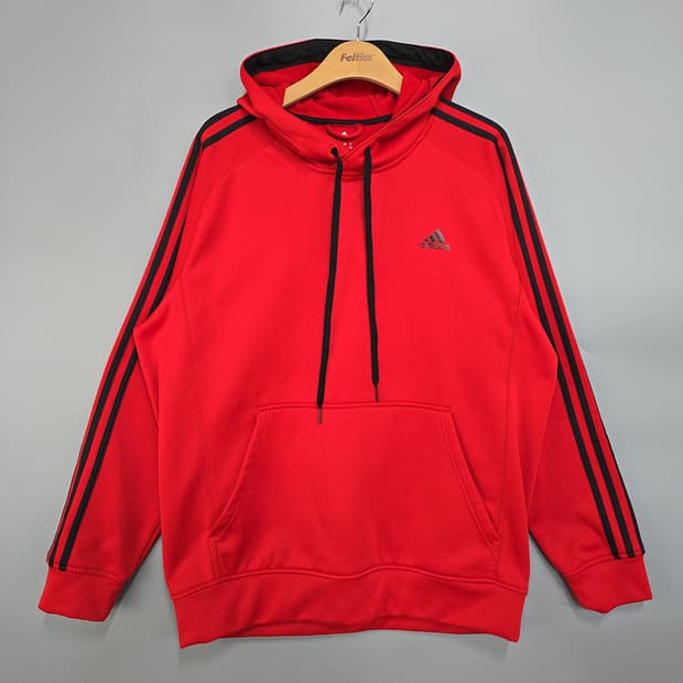 아디다스(adidas) 클라이마웜 후드티 레드 L