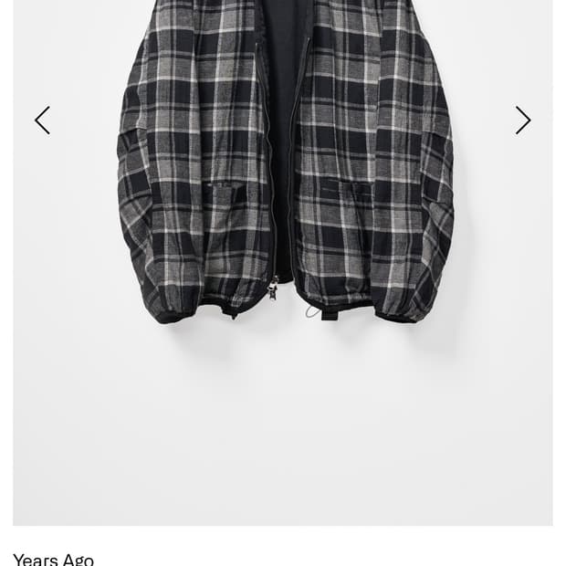 이얼즈어고 리버시블 라이너 자켓 블랙체크