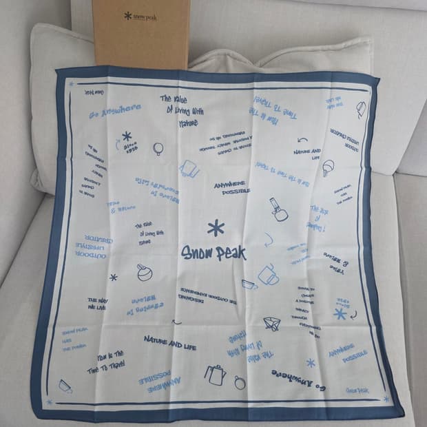 스노우피크 반다나  스카프