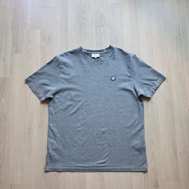 [백화점판,xl]메종키츠네 화이트 폭스 반팔티