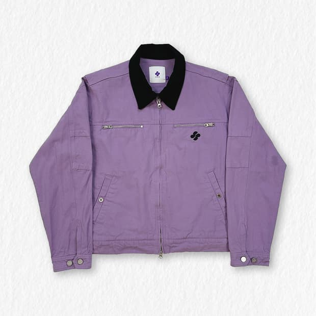 후드후드 워크자켓 바이올렛