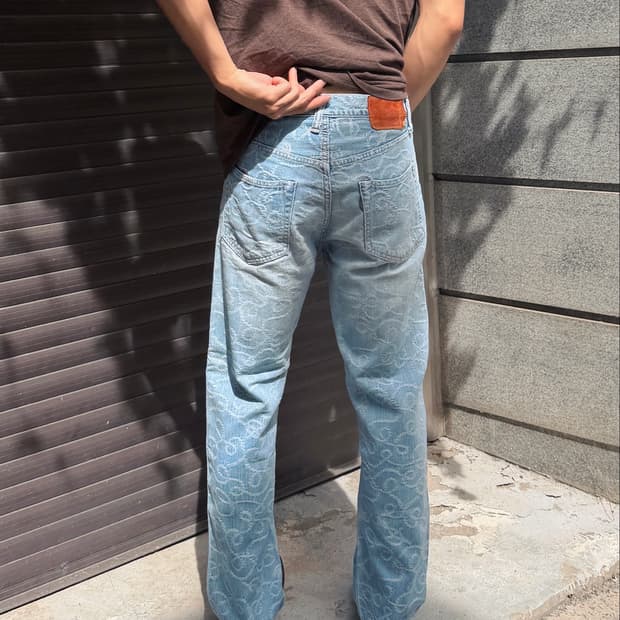Kapital Rope Buckle Jacquard denim 30