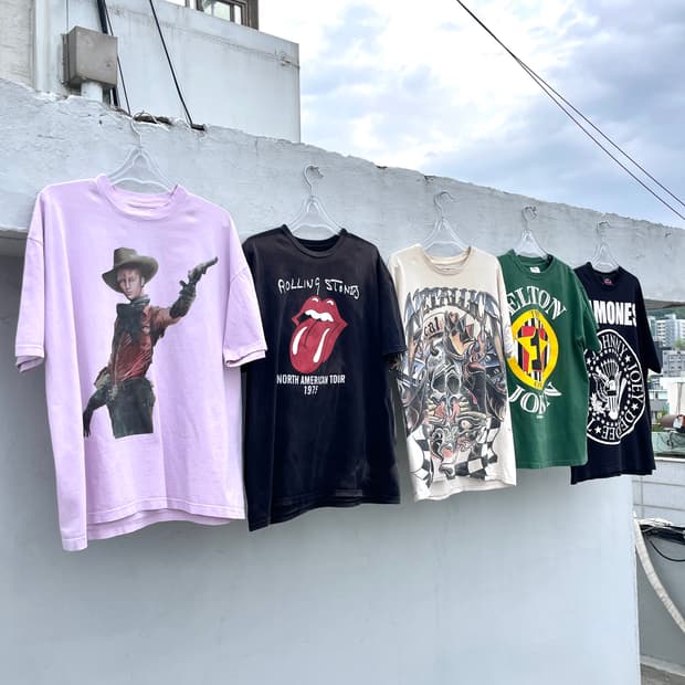 New Vintage band tees