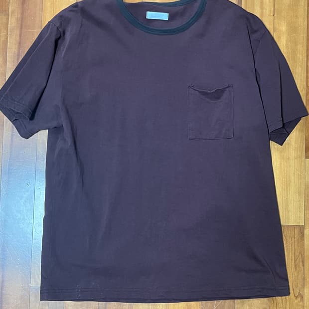 Seasalt 포켓 t-shirts 브라운버건디