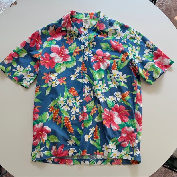 하와이안 셔츠 made in Hawaii