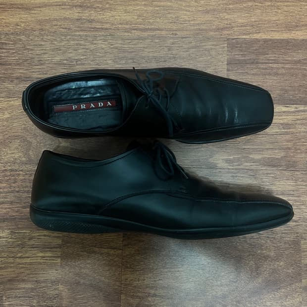 프라다 스포츠 더비 슈츠 prada sports derby shoes