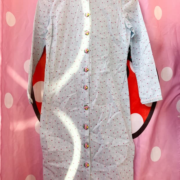 jpn 컵케이크 버튼 원피스