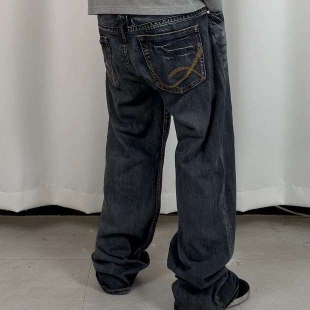 720) 36 702Vegas 빈티지 워싱 데님/청바지
