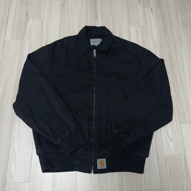 칼하트WIP OG 산타 페 자켓 블랙 가먼트 다이드 S