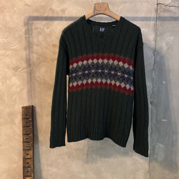 GAP 갭 페어아일 니트 100